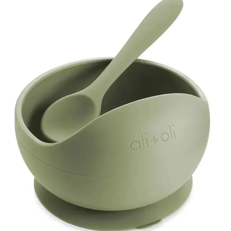 ali__oli__conjunto_de_tig_SKUxOI76ADr_0.webp Ali + Oli - conjunto de tigela e colher de silicone, sálvia Hot