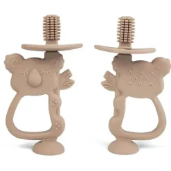 Ali + Oli - Escova de dentes de treinamento Cuidados bucais Koala, Taupe Discount