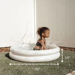 Ali + Oli - Piscina inflável para crianças pequenas Two Rings 35 pol (Checkers) Clearance