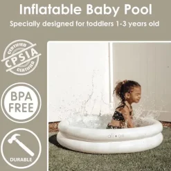 Ali + Oli - Piscina inflável para crianças pequenas Two Rings 35 pol (Checkers) Clearance
