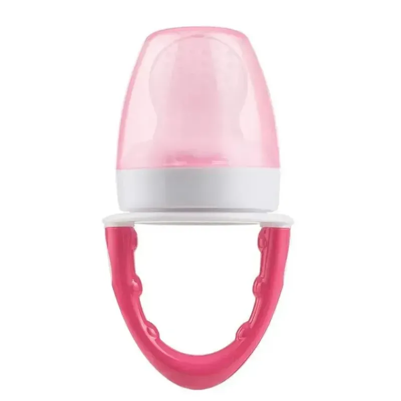 alimentador_de_silicone_d_SKUVzDqZPhn_4.webp Dr. Brown's Alimentador de silicone Dr. Brown's Fresh Firsts, rosa, 1 pacote Clearance