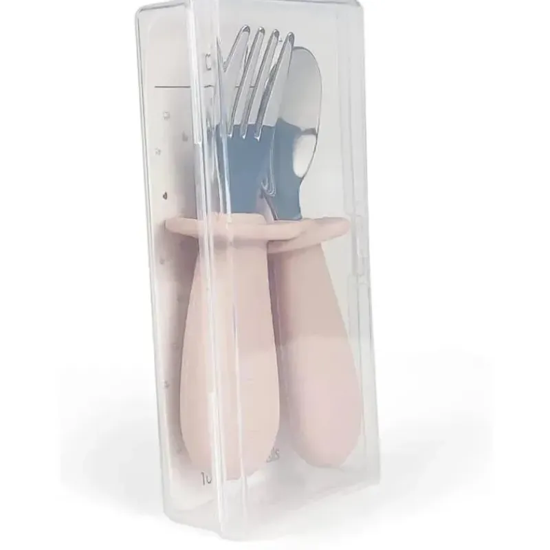 alioli__conjunto_de_apren_SKUxcz4E4rp_1.webp Ali + Oli Ali+Oli - Conjunto de aprendizagem de colher e garfo para crianças, 6m+, rosa Discount