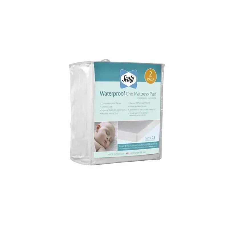 almofada_de_colcho_de_ber_SKU61iMTJnt_0.webp Sealy Almofada de colchão de berço impermeável 2 unidades Outlet