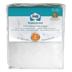 Sealy Almofada de colchão de berço impermeável 2 unidades Outlet