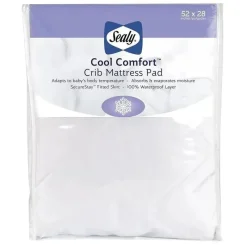 Sealy Almofada/protetor impermeável para colchão de berço Cool Comfort New