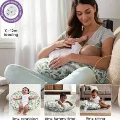 Boppy Almofadas com capa original - Green Foliage Fashion