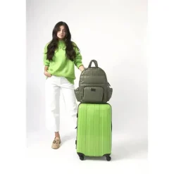 7AM Voyage - Mochila para fraldas, verde noite Fashion