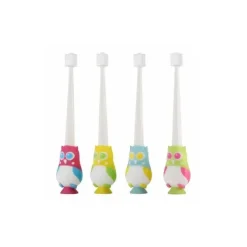 Beloved Amada Coruja The Fun Escova de Dentes 2 Anos+, Pacote com 1, Cores Podem Variar Fashion