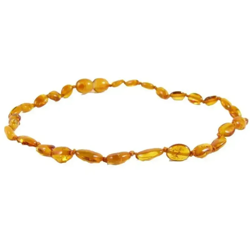 amber_monkey__colar_de_mb_SKUWIyHTOmf_0.webp The Amber Monkey Amber Monkey - Colar de Âmbar Báltico Polido de 10-11 polegadas, Feijão de Mel Clearance