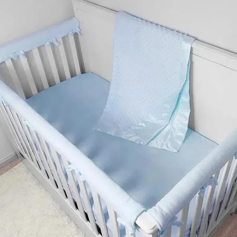 american_baby__cobertor_r_SKURNdQdr35_1.webp American Baby Company American Baby - Cobertor Recebedor Celestial Macio Chenille Minky Dot, Azul Fashion
