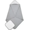 American Baby Company American Baby - Conjunto de toalha e toalhinha com capuz felpudo, cinza Online