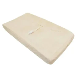 American Baby Company American Baby - Heavenly Soft Minky Dot com contorno para trocador de fraldas, bege Best