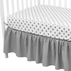 American Baby Company American Baby - Lençol de berço 100% algodão natural percal, bolinhas Discount
