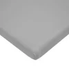 American Baby Company American Baby - Lençol de berço com elástico 15 X 33, malha de algodão 100% natural, cinza Discount