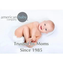 American Baby Company American Baby - Lençol de berço com elástico 15 X 33, malha de algodão 100% natural, cinza Discount