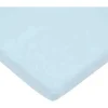 American Baby Company American Baby - Lençol de berço ajustado 100% algodão natural malha jersey, azul Online