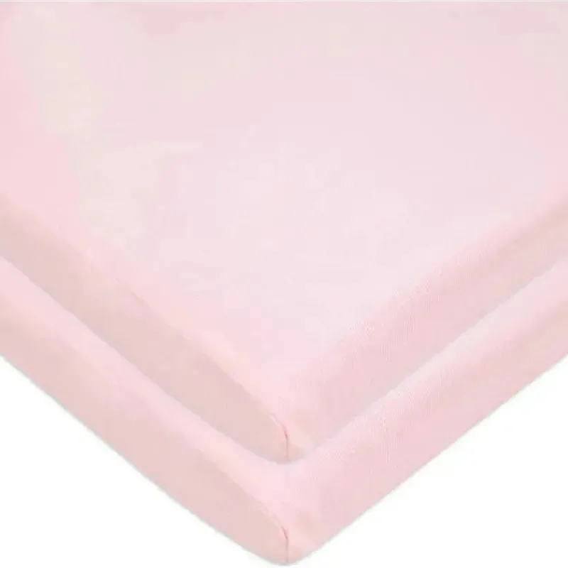 american_baby__lenol_de_b_SKUt0o6JA4X_0.webp American Baby Company American Baby - Lençol de berço justo 15 x 33, malha jersey 100% algodão natural, rosa Best