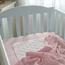 American Baby Company American Baby - Mini lençol de berço ajustado 24 x 38, lençol portátil de jérsei 100% algodão, rosa bebê Best