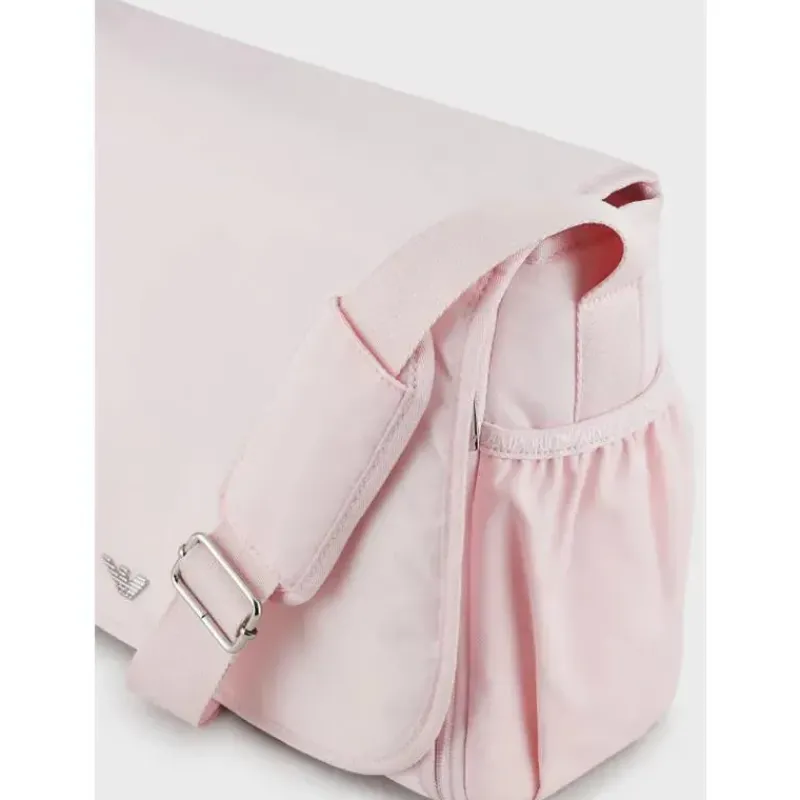 armani_baby__conjunto_de__SKU809DmYc3_3.webp Armani Baby - Conjunto de bolsa múmia com placa de águia, rosa Discount