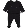 Armani Baby - Conjunto de 2 peças de blusa e calcinha para menino recém-nascido, azul marinho Clearance
