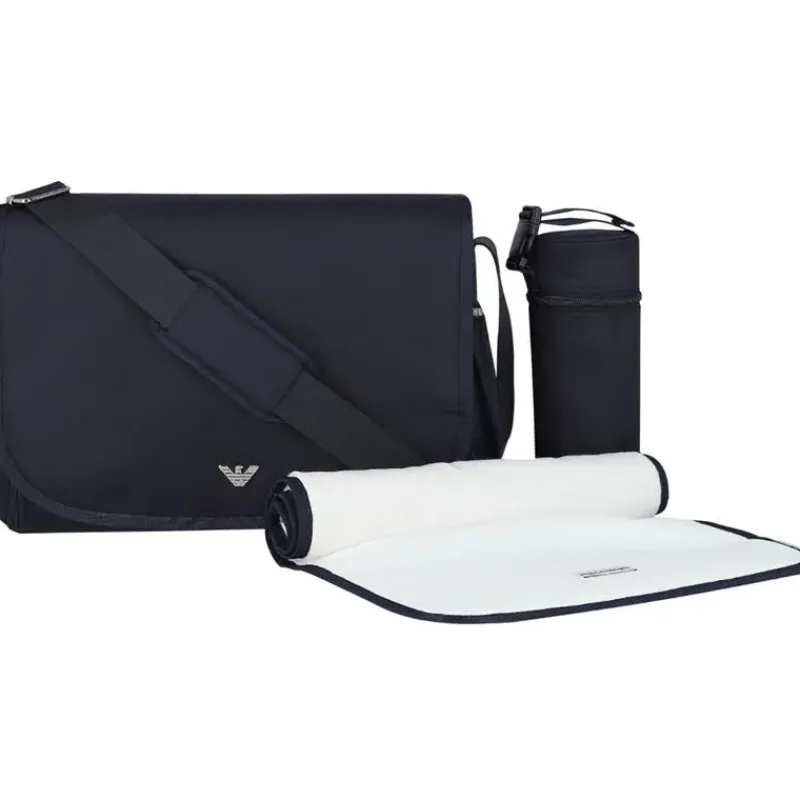 armani_baby__conjunto_de__SKUqw3PItQC_0.webp Armani Baby - Conjunto de bolsa múmia com placa de águia, azul marinho Online