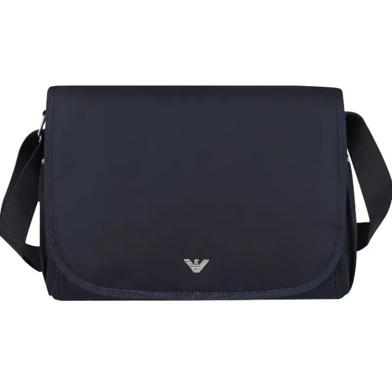 armani_baby__conjunto_de__SKUqw3PItQC_1.webp Armani Baby - Conjunto de bolsa múmia com placa de águia, azul marinho Online