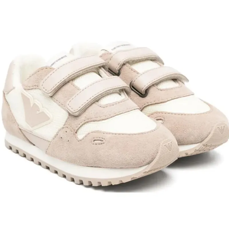 armani_baby__logo_patch_s_SKUyXNcoWNy_0.webp Armani Baby - Logo Patch Sneakers, Tan/Vanilla Clearance
