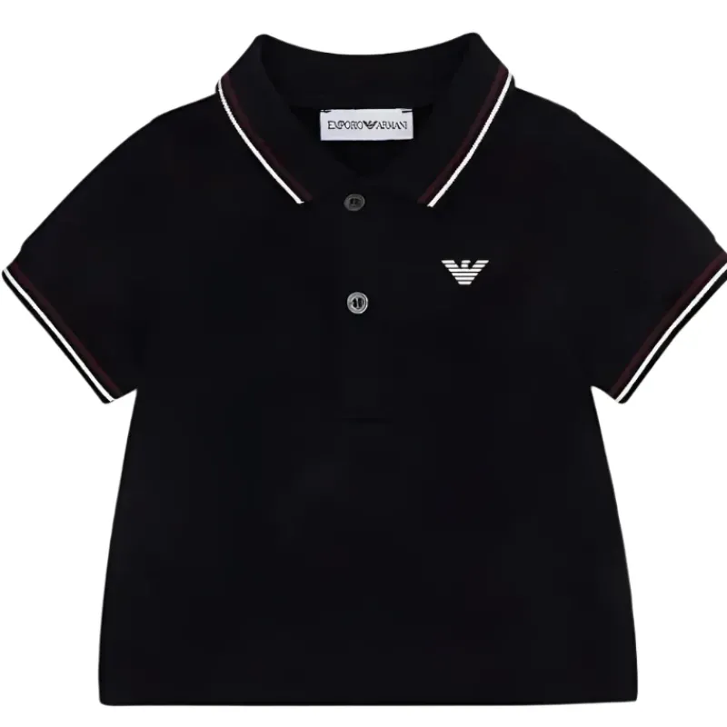 armani_baby__polo_essenti_SKU9umCuWTY_0.webp Armani Baby - Polo Essential de manga curta para menino, preto Clearance