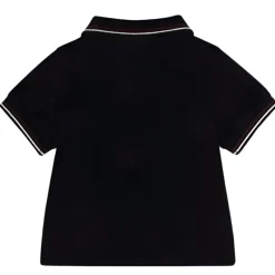Armani Baby - Polo Essential de manga curta para menino, preto Clearance