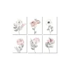 Lambs u0026 Ivy Arte de parede sem moldura de cordeiros e hera - aquarela floral Discount