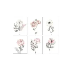 Lambs u0026 Ivy Arte de parede sem moldura de cordeiros e hera - aquarela floral Discount