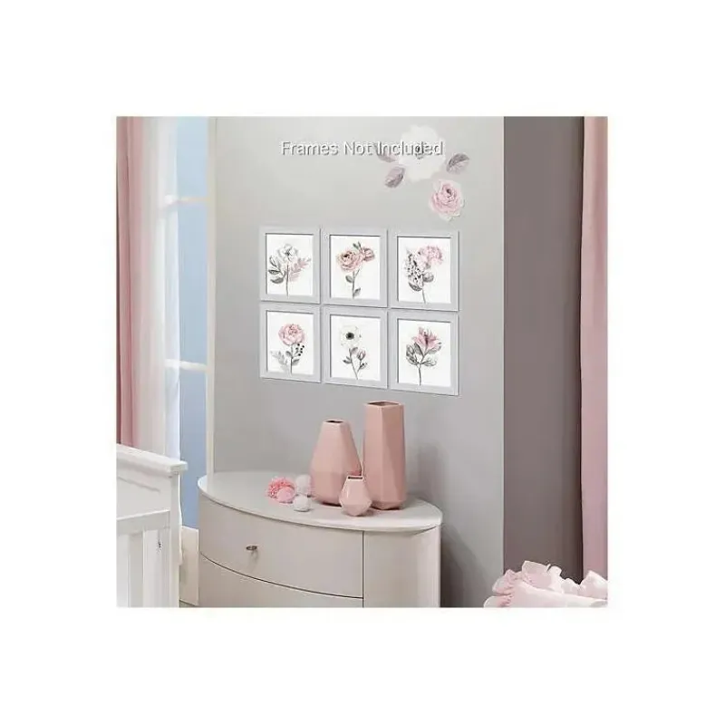 arte_de_parede_sem_moldur_SKURlrWzopZ_3.webp Lambs u0026 Ivy Arte de parede sem moldura de cordeiros e hera - aquarela floral Discount