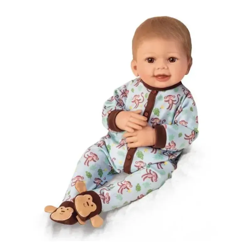 ashton_drake__beb_menino__SKUgLC9vrWV_2.webp Ashton Drake - bebê menino realista com tema de macaco Lucas Best