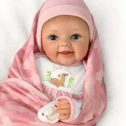 Ashton Drake - Bebê realista com tema de veado Little Doe New