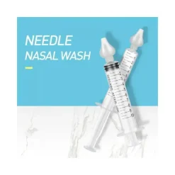 Ali Express Aspirador nasal com tubo de agulha sólido de silicone para bebê 2 peças 10 ml Hot
