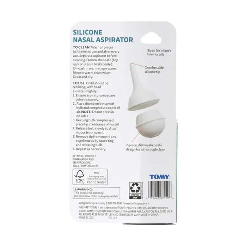 aspirador_nasal_estilo_ho_SKUIEHw4HNB_3.webp American Red Cross Aspirador Nasal Estilo Hospitalar da Cruz Vermelha Americana Fashion