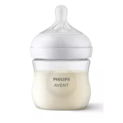 Philips Avent Avent - 1 unidade de mamadeira natural com bico de resposta natural, transparente, 4 onças Online