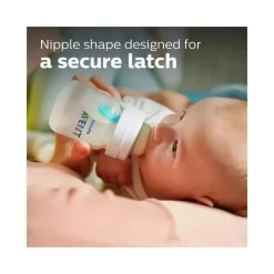 Philips Avent Avent - biberão anti-cólica com respiradouro sem ar conjunto para recém-nascidos com aconchego, azul Fashion