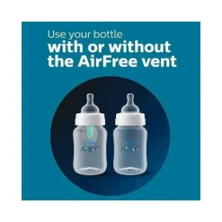 Philips Avent Avent - biberão anti-cólica com respiradouro sem ar conjunto para recém-nascidos com aconchego, azul Fashion