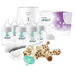 Philips Avent Avent - biberão anti-cólica com respiradouro sem ar conjunto para presente tudo em um Fashion