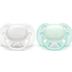 Philips Avent Avent - Chupeta Ultra Suave 2Pk Ártico Branco e Verde, 0/6M Outlet