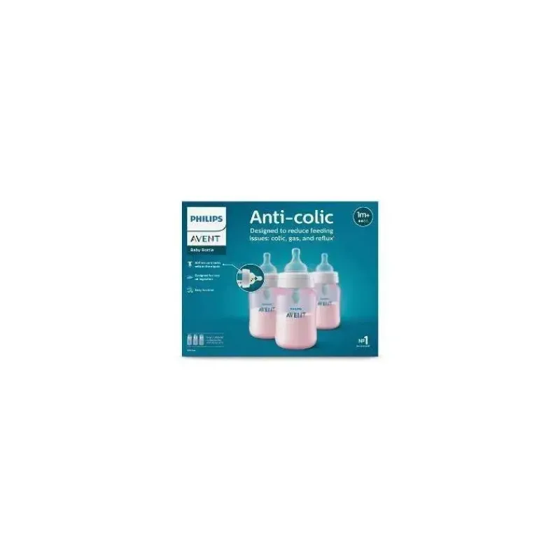 avent__garrafa_anticlica__SKUbFx6Fjd3_4.webp Philips Avent Avent - Garrafa anti-cólica de 3 unidades com ventilação sem ar, 9 onças, rosa Fashion