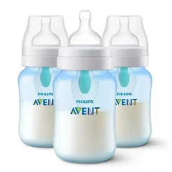 Philips Avent Avent - Garrafa anti-cólica de 3 unidades com ventilação sem ar, 9 onças, azul Online