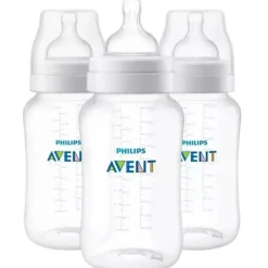 Philips Avent Avent - Mamadeira Anti-Cólica 3Pk, 11oz, Transparente Discount