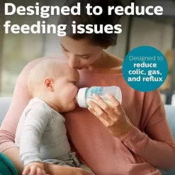 Philips Avent Avent - mamadeira anti-cólica 2 unidades com ventilação sem ar, 4 onças, transparente Outlet