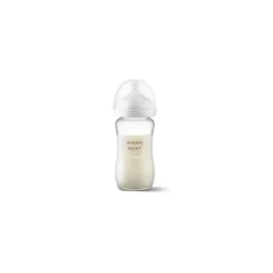 Philips Avent Avent - mamadeira de vidro natural de 3 unidades com bico de resposta natural, 8 onças Outlet