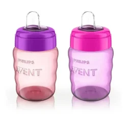Philips Avent Avent - 2Pk My Easy Sippy Cup, Rosa/Roxo, 9oz Best