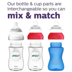 Philips Avent Avent - 2Pk My Grippy Spout Cup, Azul/Verde, 10oz Clearance