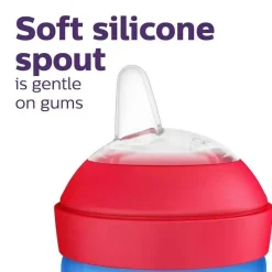 Philips Avent Avent - 2Pk My Grippy Spout Cup, Rosa/Roxo, 10oz Clearance