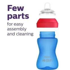 Philips Avent Avent - 2Pk My Grippy Spout Cup, Rosa/Roxo, 10oz Clearance
